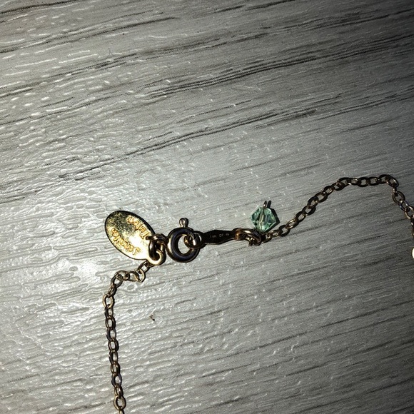 Initial "E" gold necklace - 14k gold - Picture 4 of 4